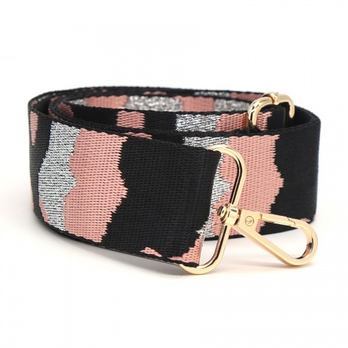 Pink Mix Lurex Camo Bag Strap by Peace of Mind
